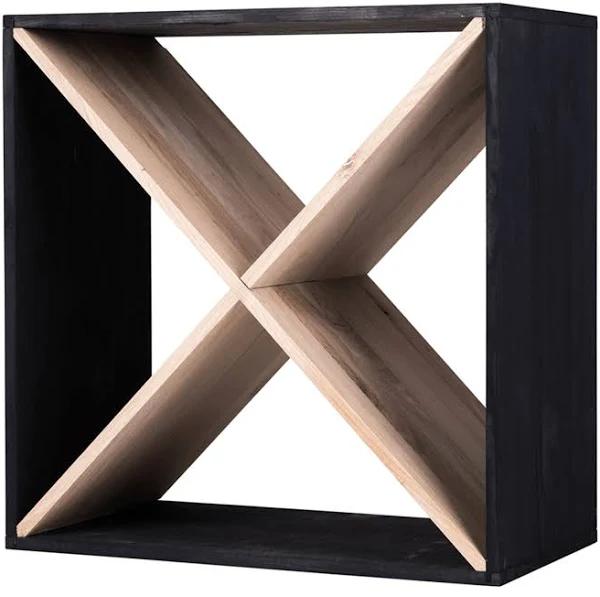 Wine Rack Store x Module Cube - Black/Natural Pine