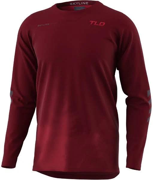 Troy Lee Designs Skyline Long Sleeve Air Jersey - Wine