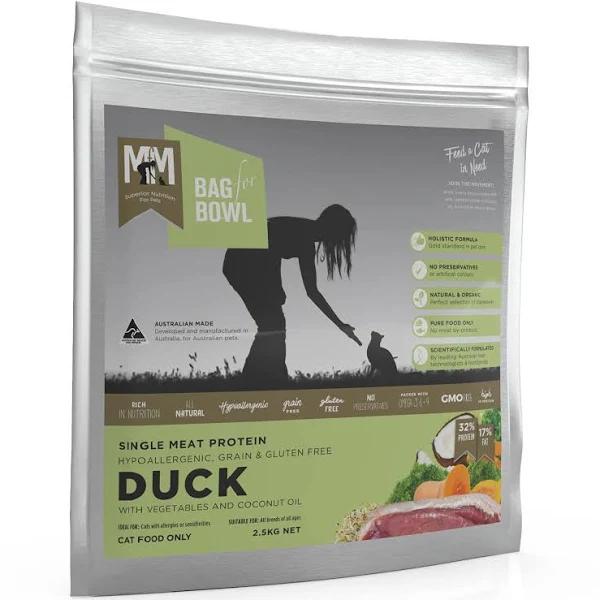 Meals for Meows Dry Cat Food Single Protein Duck 2.5kg