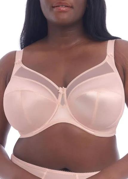 Goddess Keira Underwired Banded Bra - Pearl Blush - 18E