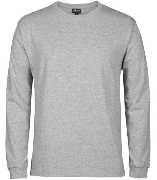 JBS Adult Long Sleeve Tee 1LS (Graphite Marle, M)