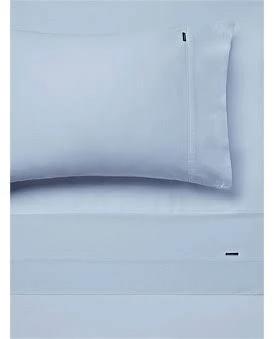 David Jones SB 300TC Egyptian Cotton Sheet Set in Sky Blue, Size Single