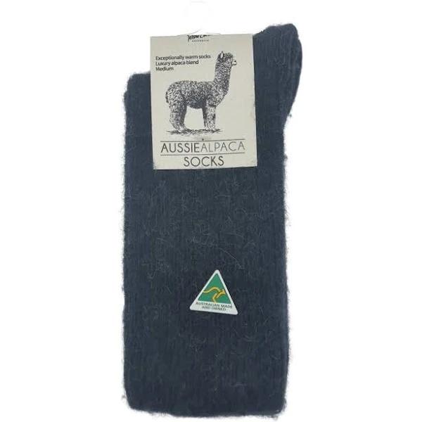 Australian Alpaca Wool Women's Men's Socks (Medium)