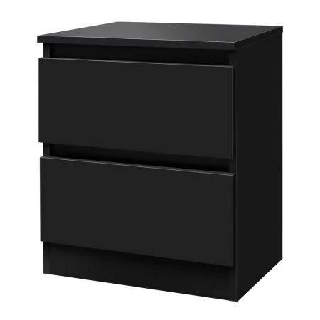 ALFORDSON Bedside Table Nightstand Storage Cabinet Side End Table Black