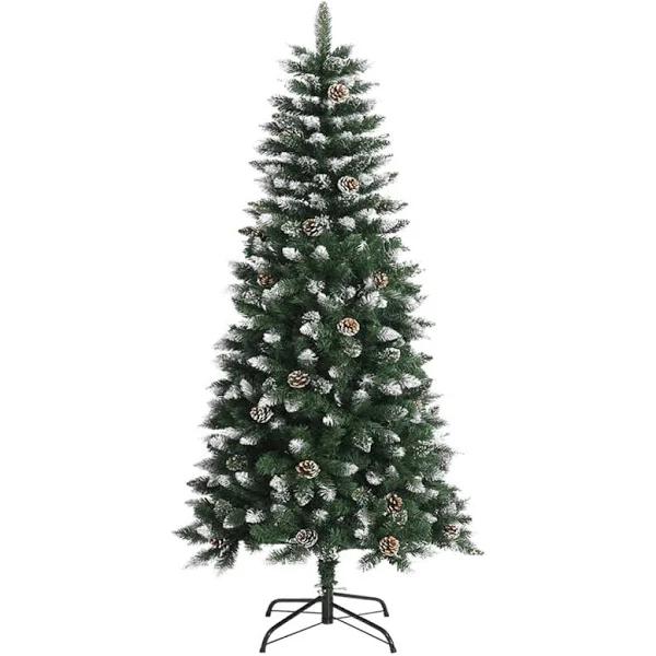 vidaXL Artificial Christmas Tree with Stand Green 120 cm PVC