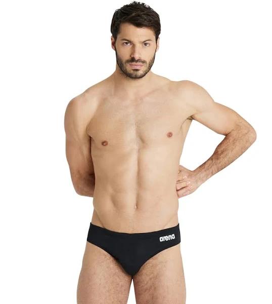 Arena Men's Team Swim Briefs Solid - Black/White