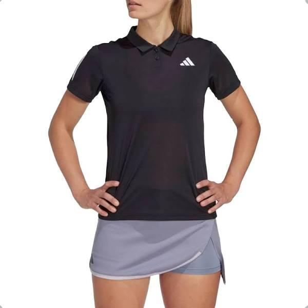 Adidas Women Club Tennis Polo Shirt - Black, M