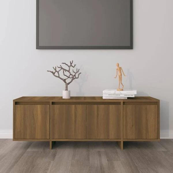 vidaXL TV Cabinet Brown Oak 120x30x40.5 cm Engineered Wood