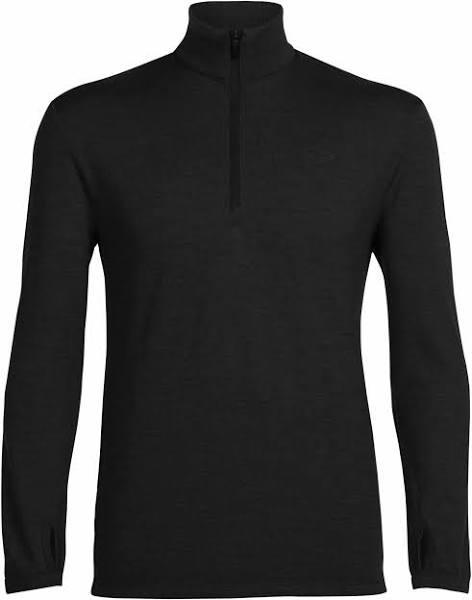 Icebreaker Original LS Half Zip (Men's) Black / L