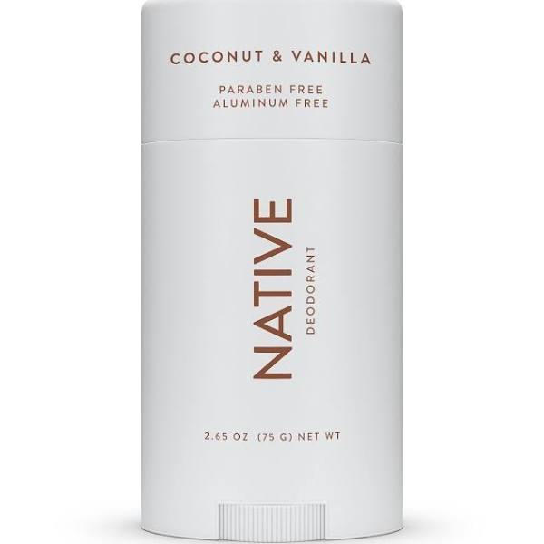 Native Natural Deodorant, Coconut & Vanilla, Aluminum Free, 2.65 oz