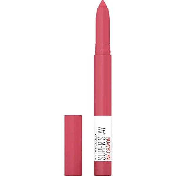 Maybelline Superstay Ink Crayon Matte Longwear Lipstick Makeup, Long Lasting Matte Lipstick with Built-in Sharpener, Change Is Good