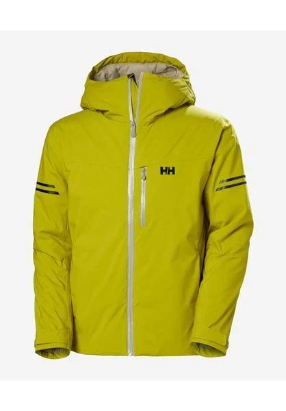 Helly Hansen Mens Snow Swift Team Jacket, Bright Moss - 452 Bright Moss | Size 2XL