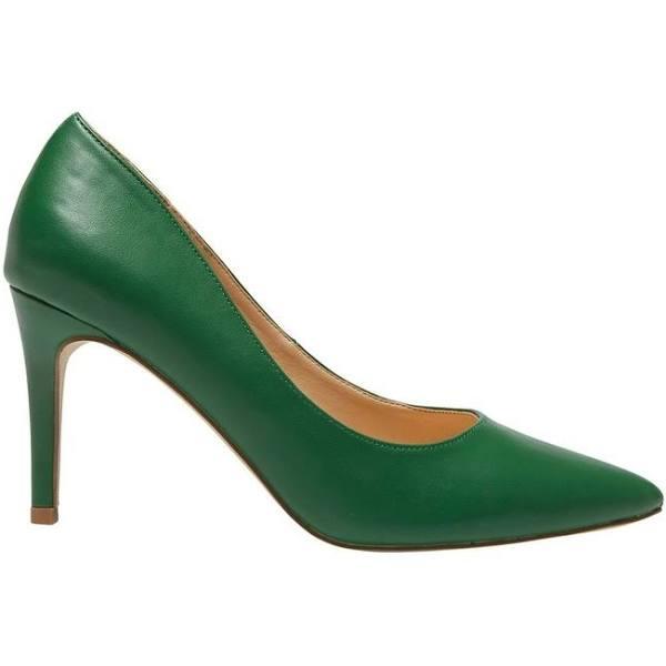 Ravella Wild Heeled Shoes in Green Smooth Green 6