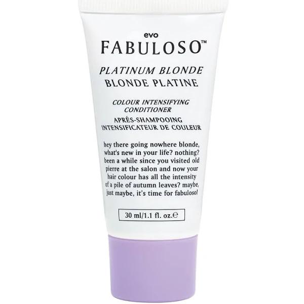 Evo Fabuloso Platinum Blonde Color Intensifying Conditioner, 1.1 fl oz