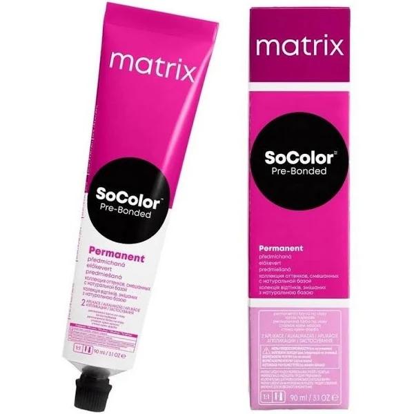 Matrix SoColor Pre-Bonded Blended Permanent Color 90ml, 10AV, Damaged Box