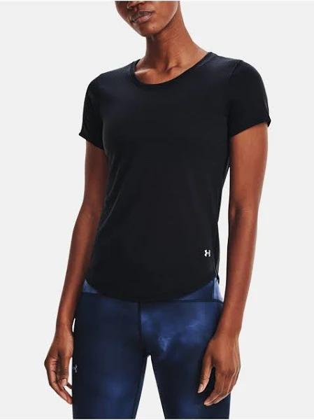 Under Armour Streaker Short Sleeve T Shirt Black Women - XS