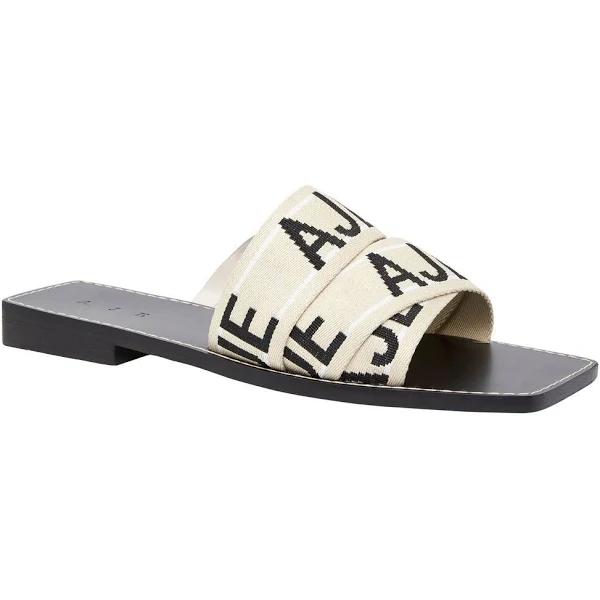 AJE Anais Logo Slide in Colour Black/Natural Size 36