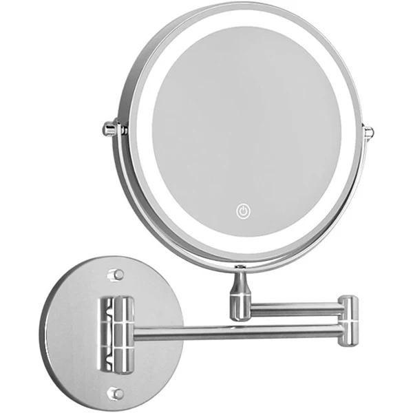 Embellir Extendable Makeup Mirror 10x Magnifying Double-sided Bathroom