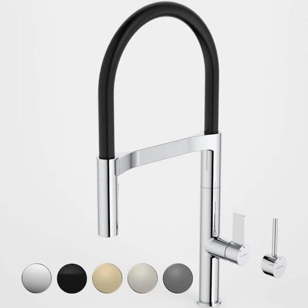 Caroma Liano II Pull Down Sink Mixer with Dual Spray - Chrome