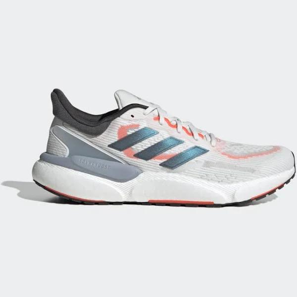 adidas-Solarboost 5 Shoes-Men-Crystal White / Grey Five / Solar Red-M 8 / W 9