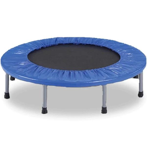 40" Mini Trampoline Jogger Rebounder Home Gym Workout Fitness Blue