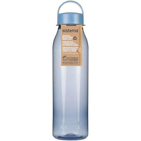 Sistema Ocean Bound Plastic Revive Water Bottle 700 ml | Reusable Water Bottle | BPA-Free, Made Using Recycled Plastic | Teal or Blue (Colour Not