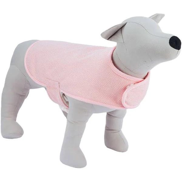 Kmart Pet Herringbone Vest - Small, Pink