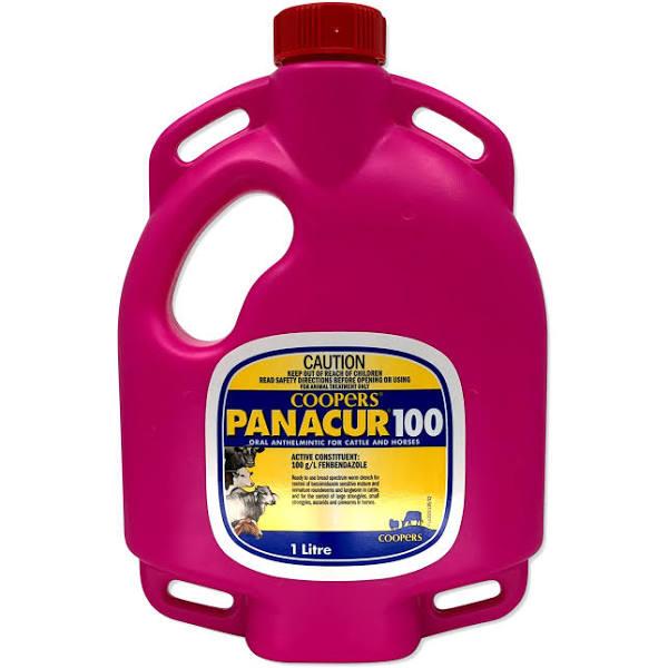 Panacur 100 Oral Anthelmintic For Horses & Cattle 1L