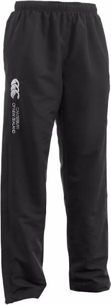 Canterbury Mens Open Hem Tracksuit Bottoms Black/White L