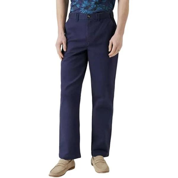 Maine Mens Premium Chino Trousers Royal Blue 32R