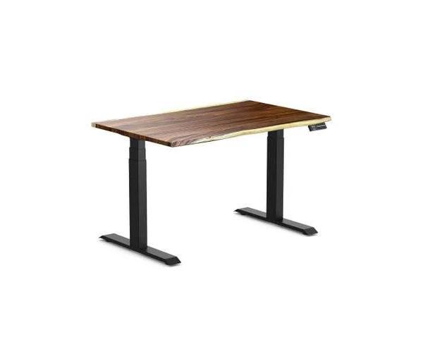 Desky Dual Hardwood Sit Stand Desk Saman / 1200x750mm / Matte Black