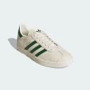 adidas-Gazelle Low Trainers-Men-Cloud White / Dark Green / Gold Metallic-M 5 / W 6