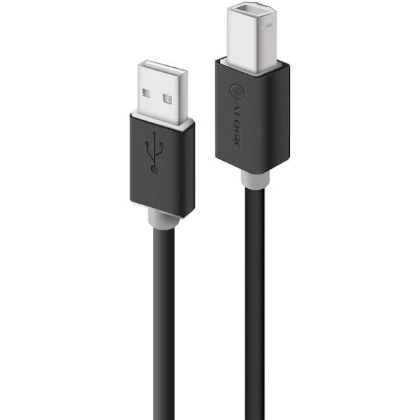 Alogic 2m USB 2.0 Cable - Type A Male to Type B Male