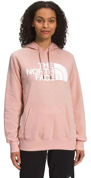 The North Face Half Dome Pullover Womens Hoodie - Pink Moss/TNF White - S