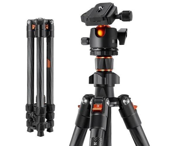 K&F Concept Photography Tripod Carbon Fiber Black