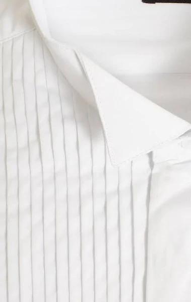 Dobell Mens White Tuxedo Shirt Regular Fit Wing Collar Double Cuff Pleated Fly Front - 53 - AfterPay & zipPay Available