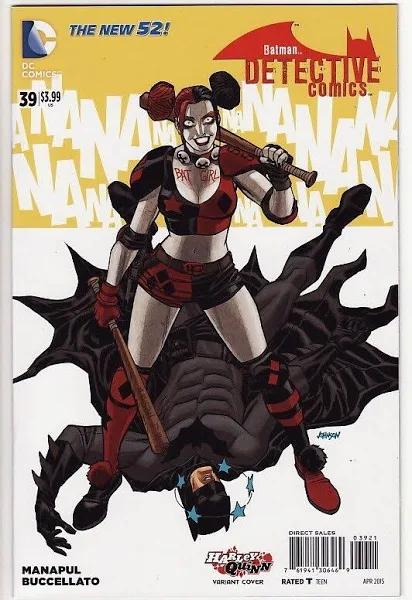 Detective Comics 39 Dc Dave Johnson Harley Quinn Variant Cover Batman