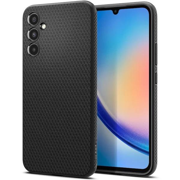 SPIGEN Galaxy A34 5G Case, Genuine Liquid Air Armor Soft Case For Samsung - Black