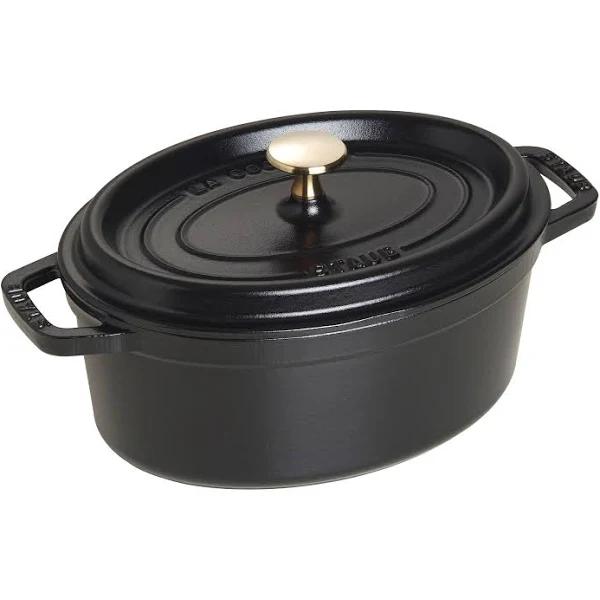 Staub Cocotte Oval 23cm Black