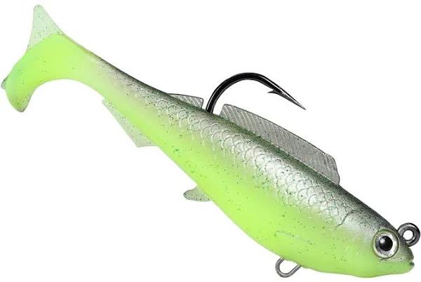 Zman Herculez Soft Plastic Swimbait Lure, 4 Inch / Sexy Mullet