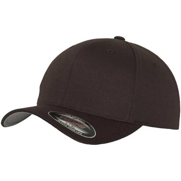 Baseball Cap 6 Sides Brown - Flexfit FX6277 - Size XL