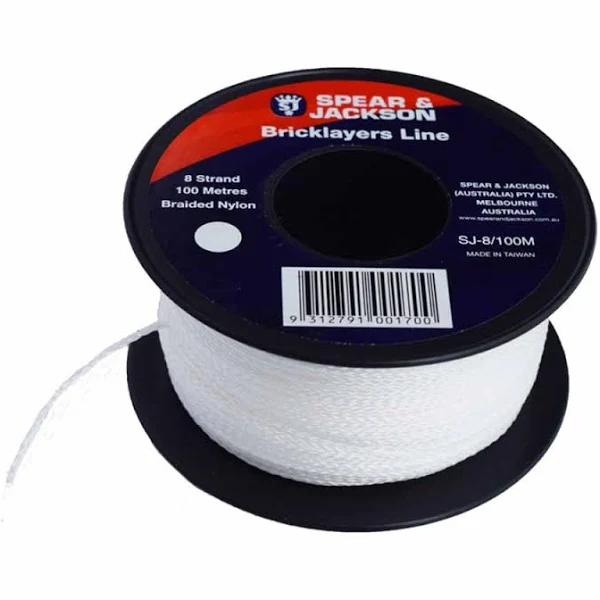 Spear & Jackson Bricklayers Line White 100m