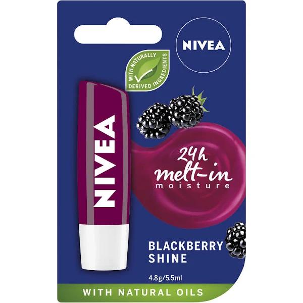 Nivea Lip Balm Blackberry Shine 4.8g