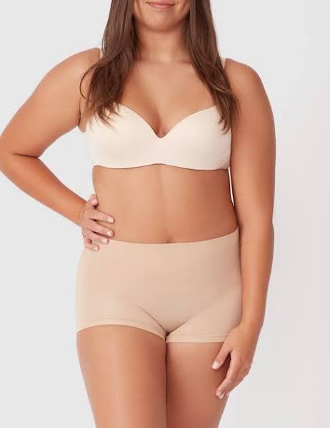 Ambra Seamless Smoothies Shortie 2-Pack AMSHSSBS2P Rose Beige