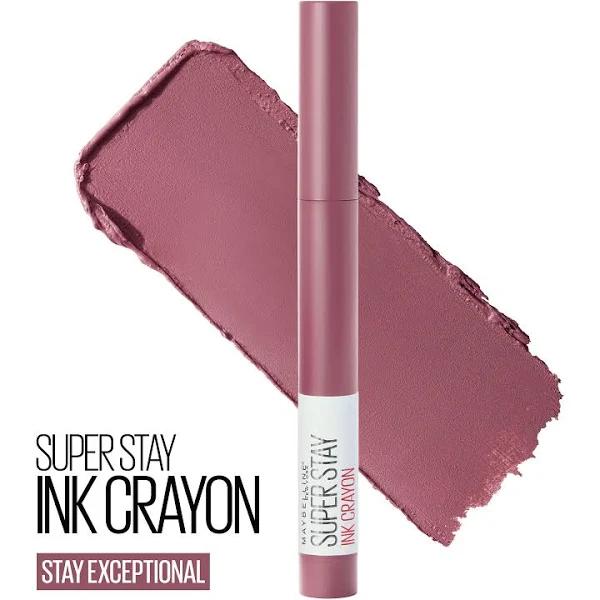 Maybelline Superstay Ink Crayon Lipstick - Stay Exceptional