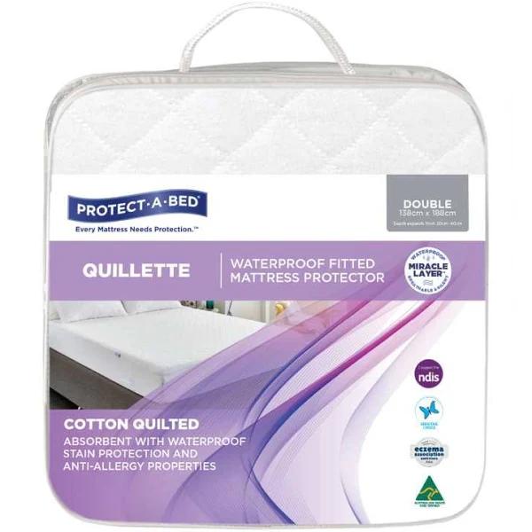 Cotton Quilted Protector Double