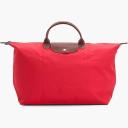 Longchamp Small Le Pliage Recycled Canvas Top Handle Bag Carrot