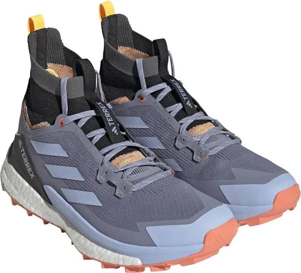 Adidas Terrex Free Hiker 2 Hiking Shoes - Silver Violet/Blue DAWN/CORE Black