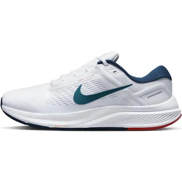 Nike Men's Structure 24 Road Running Shoes in White, Size: 14 | DA8535-102