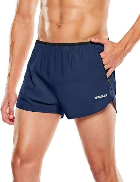 TSLA Men's Active Running Shorts, Training Exercise Workout Shorts, Quick Dry Gym Athletic Shorts with Pockets 3"/ 4"/ 5"